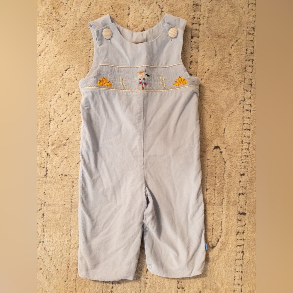Thanksgiving Fall smocked Longall size 18m